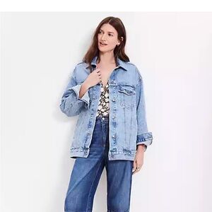 LOFT Light Blue Denim Jacket